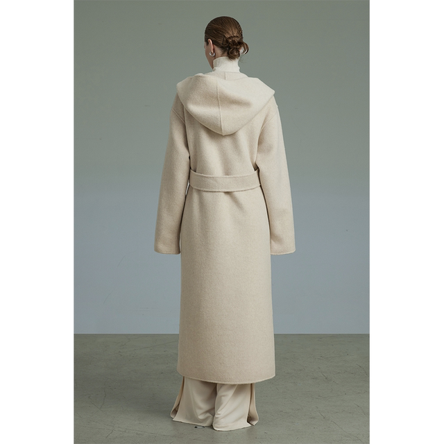 UNSPOKEN100% wool double-sided woolen coat