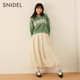 SNIDELA mid-length pleated skirt