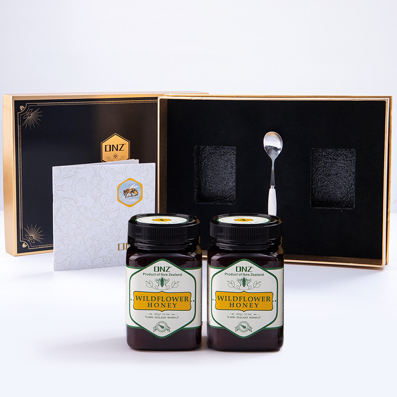 纯正蜂蜜新西兰进口野花天然蜜礼盒 dnz蜂蜜