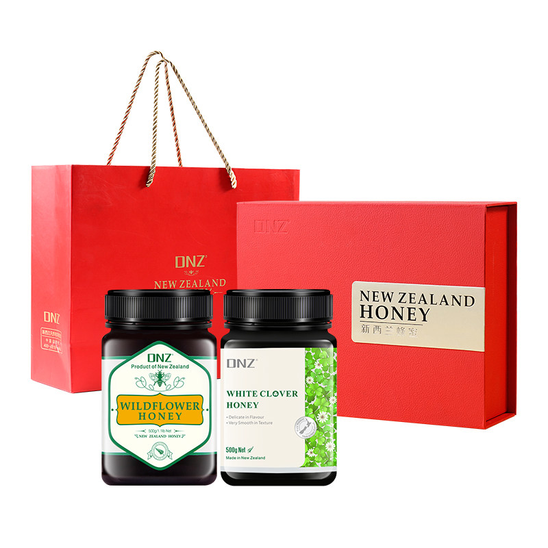 纯正蜂蜜新西兰进口野花天然蜜礼盒 dnz蜂蜜
