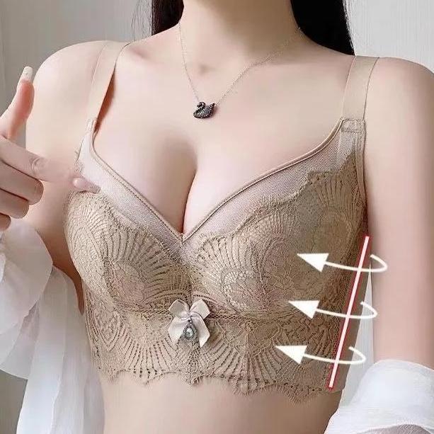 美容院调整型内衣聚拢收副乳上托文胸矫正外扩防下垂六排扣女中杯
