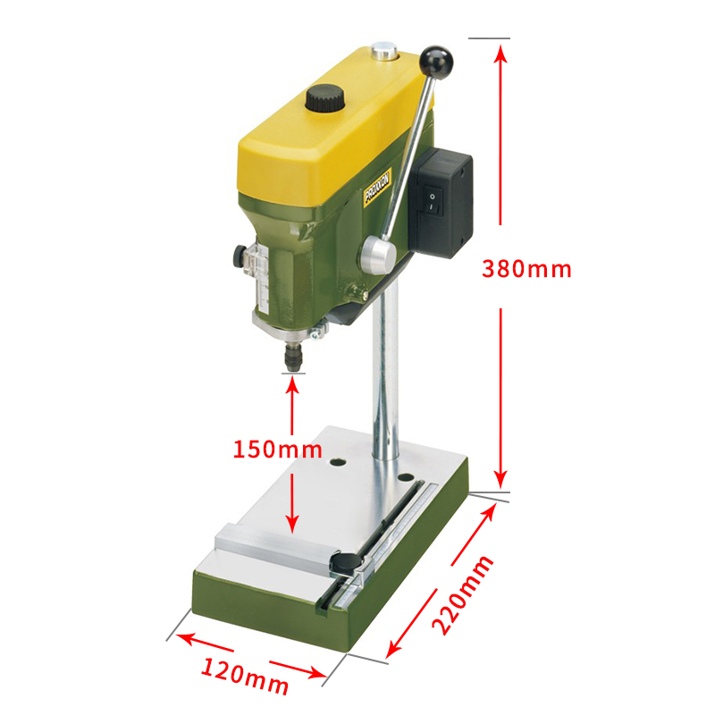 proxxon台钻多功能小钻床小型精密德国进口220V家用钻孔机迷你魔-图1