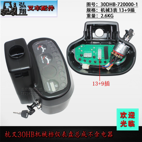 叉车仪表盘总成新式D04ZB909 D04ZB909TE 国二国三合力K#2-10T - 图2