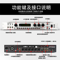 Upscale 51 Professional Decoding Home Cinema KTV Anti-howl called reverberation pre-stage effectors processor fiber coaxial K