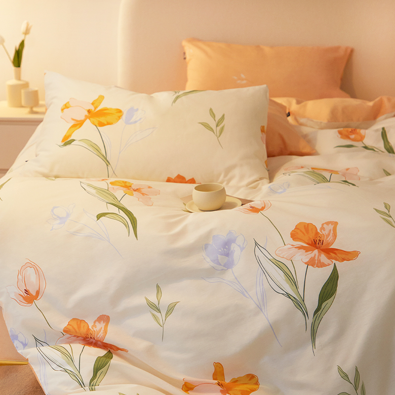 Dohia 多喜爱 23年秋冬新款 优雅花卉全棉床品 双重优惠折后¥139起包邮 三/四件套1.2~1.8米可选