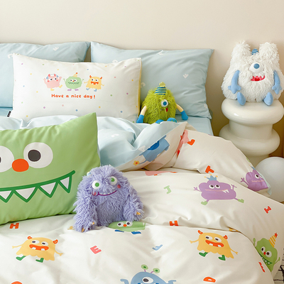 极.致122！多喜爱卡通四件套全棉床品