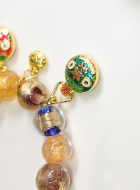 寺庙同款香灰琉璃吞金兽手链