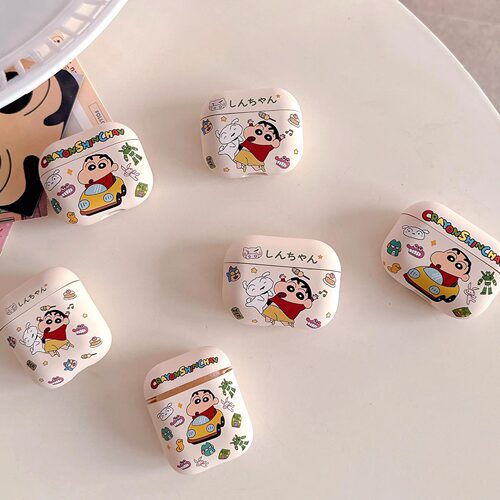 蜡笔小新适用苹果Airpods5保护套硅胶4代Airpods4耳机壳四代airpods4降噪apple蓝牙ipods高级感airpodspro2盒 - 图2