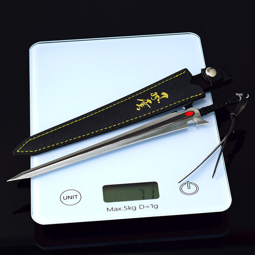 风云动漫周边破军贪狼刀天刃剑22CM武器模型工艺品收藏摆件全金属 - 图2