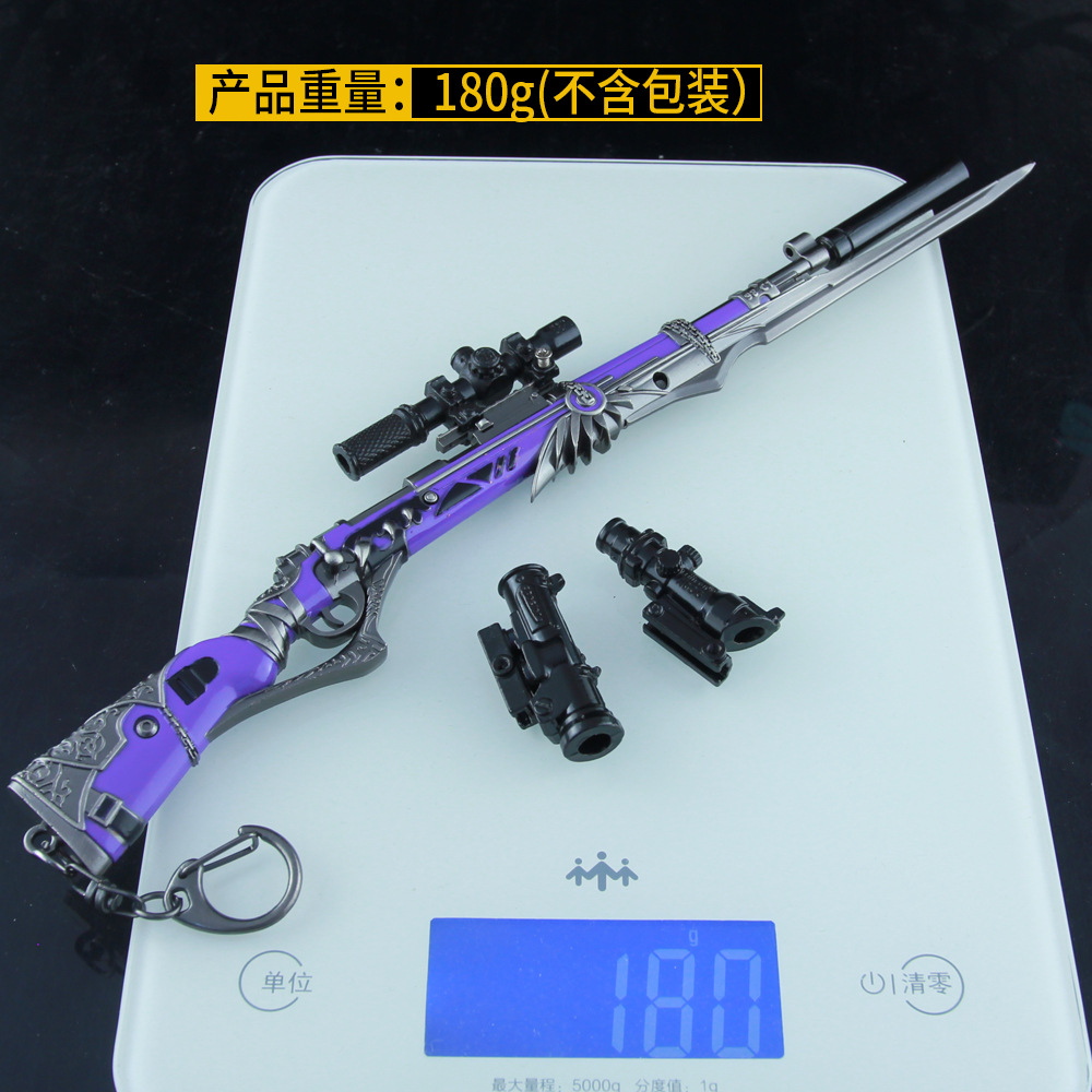 和平-精英刺激战场毛瑟KAR98K古堡领主珍藏版武器模型全金属摆件 - 图1