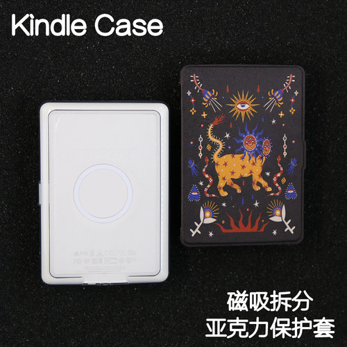 瑞兽Kindle磁吸保护套2024青春版light4/Paperwhite5/4/3分离背壳kpw6拆分658亚克力掌阅neo3pro手持支架休眠 - 图3