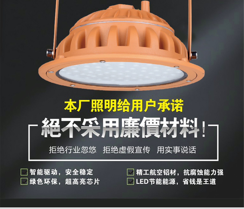 亚明照明LED防爆灯三防灯仓库车间厂房化工厂隔爆加油站灯耐高温 - 图2