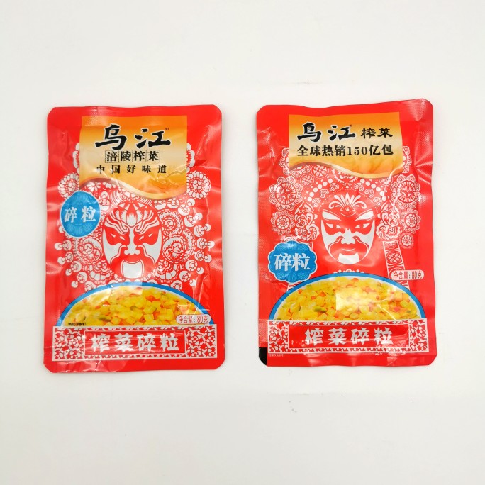 乌江榨菜碎米碎粒80g*3袋乌江榨菜三洗三榨涪陵榨菜重庆小面榨菜 - 图2