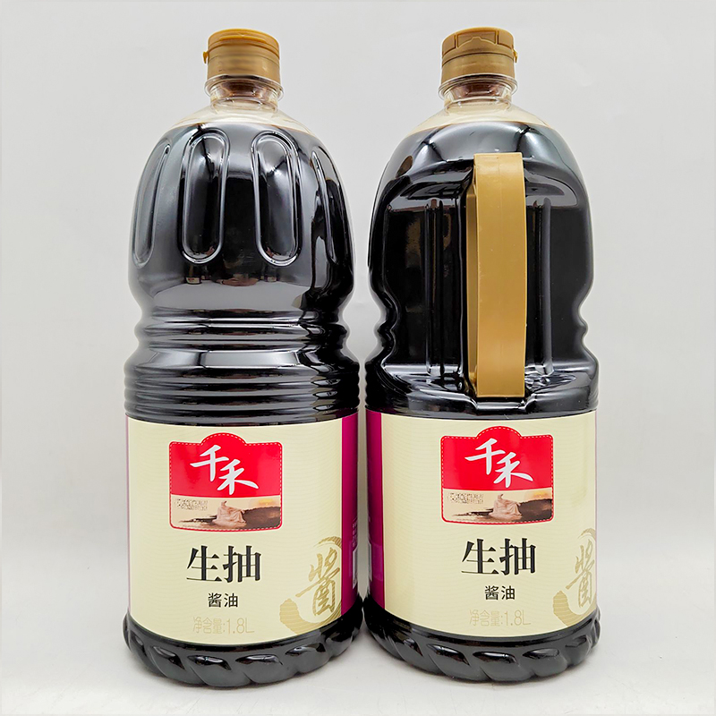 千禾生抽酱油1.8L凉拌炒菜美味家用百搭调味米线面馆餐饮酱香浓郁 - 图2