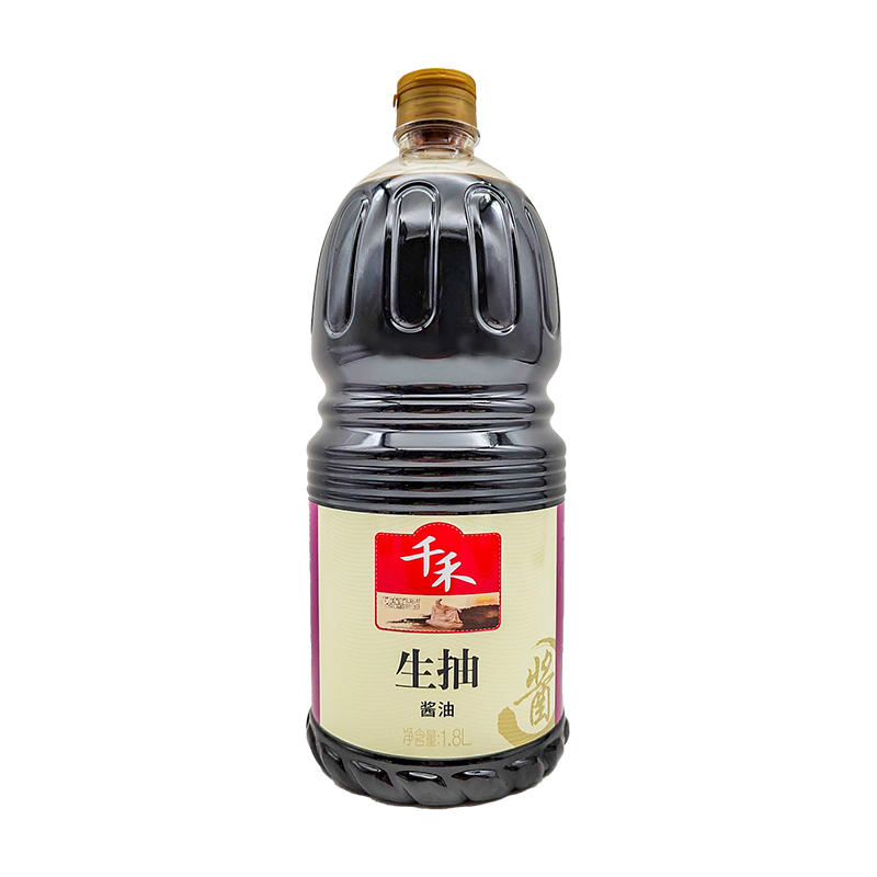 千禾生抽酱油1.8L凉拌炒菜美味家用百搭调味米线面馆餐饮酱香浓郁 - 图3