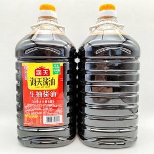 海天酱油海天生抽酱油4.9L*2桶整箱酿造酱油炒菜烹饪蒸鱼厨房调料