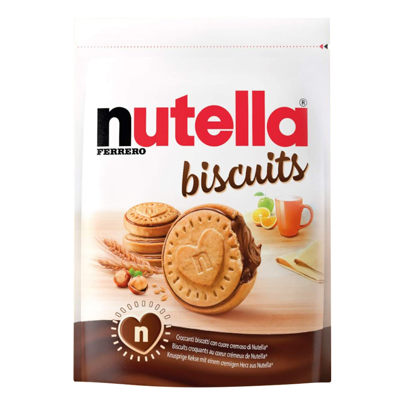 德国进口零食费列罗nutella饼干巧克力夹心爱心能多益榛子酱食品-图3