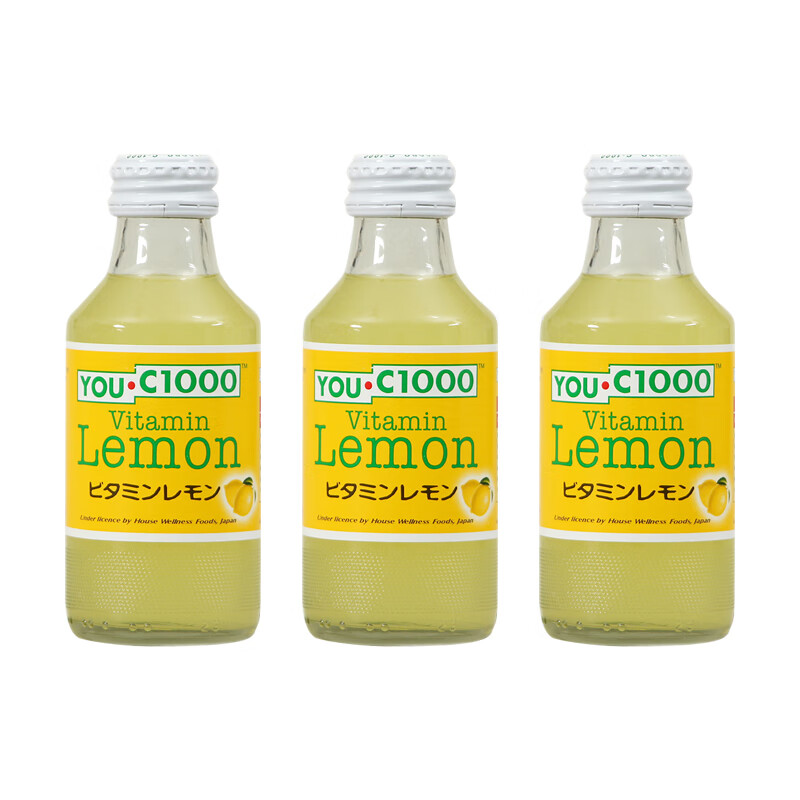 3瓶印尼进口饮品优吸YOU C1000柠檬橙子维C果汁碳酸汽水饮料140ml - 图3