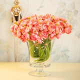 Прозрачный стеклянный современный декор для гостиной, европейский стиль, простой и элегантный дизайн