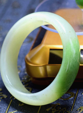 天然a货传承情侣玉石手镯