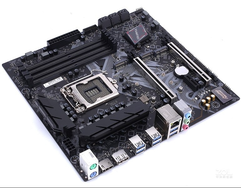 七彩虹BATTLE-AX Z490M-PLUS V20 LGA1200第十代CPU DDR4内存充新 - 图0