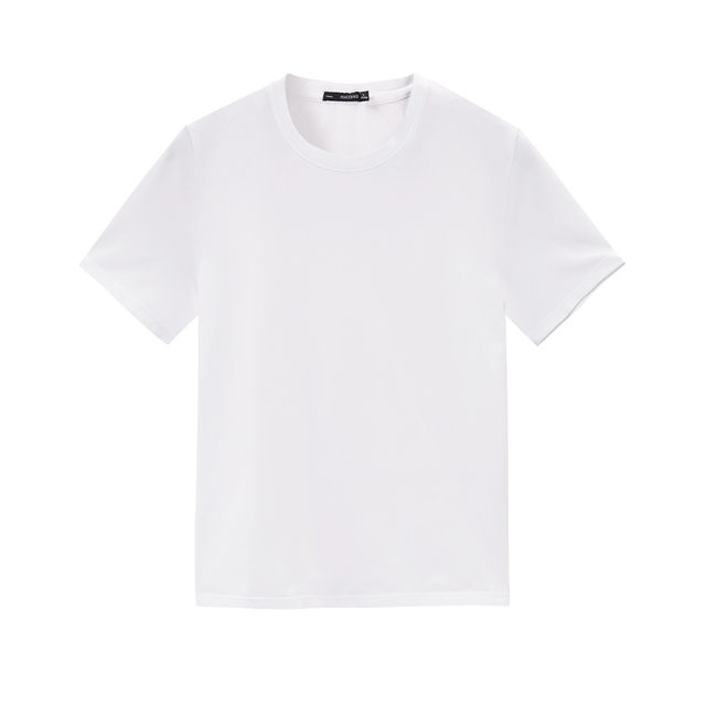 PEACEBIRD Men's short-sleeved T-shirt men's summer solid color bottoming shirt pure cotton T-shirt Korean style clothes youth half-sleeved trend