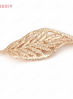 diy项链耳环头饰蕾丝树叶挂坠