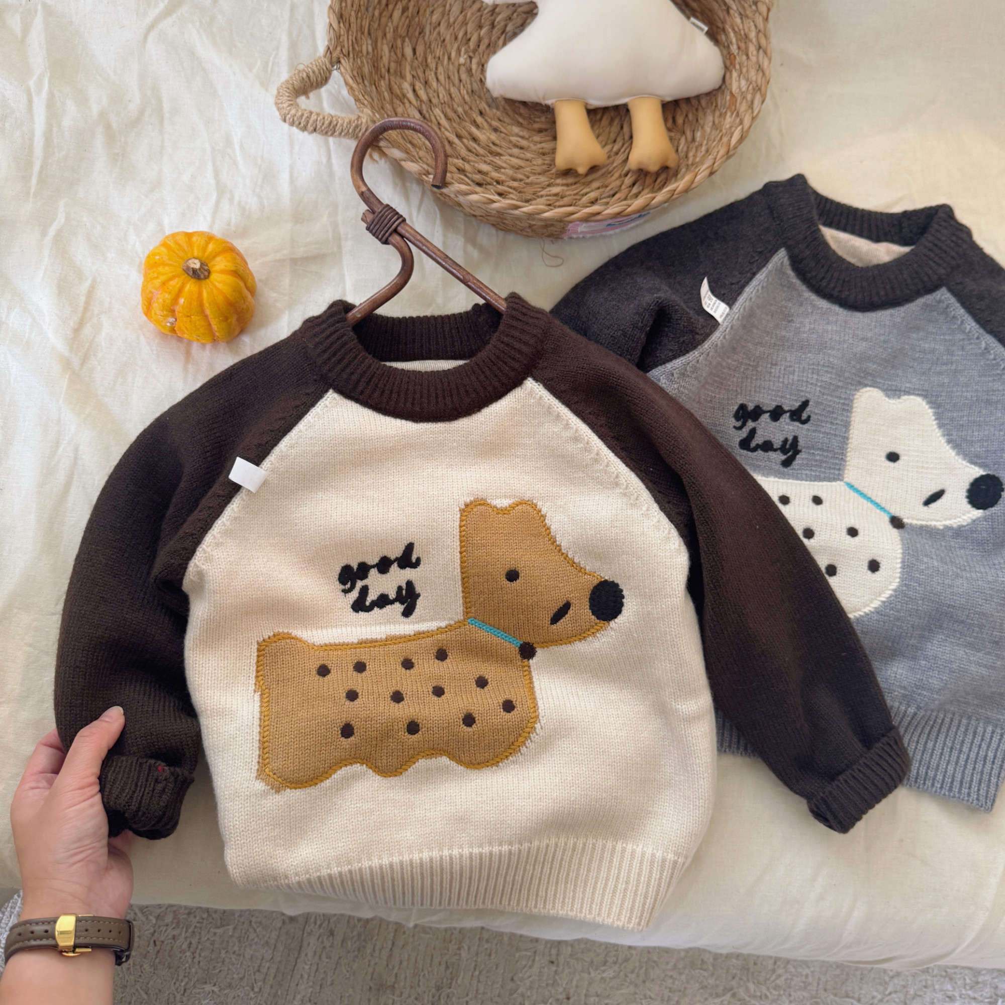 儿童加厚毛衣2025冬季新品中小童男童洋气女童卡通毛线衫上衣,淘宝优惠券,粉丝福利购,淘宝优惠卷