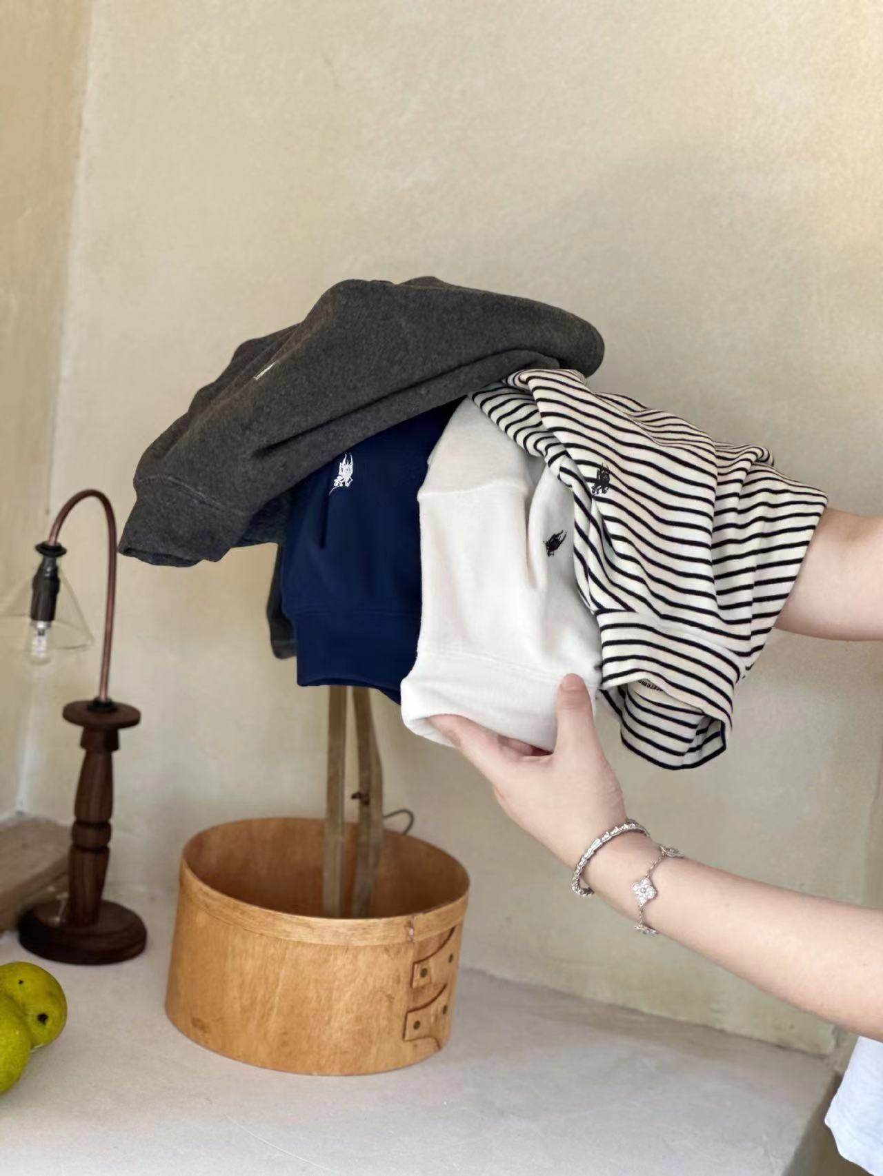 儿童半高领打底衫男2023秋冬新款小童T恤长袖宝宝条纹冬装女内搭,淘宝优惠券,粉丝福利购,淘宝优惠卷