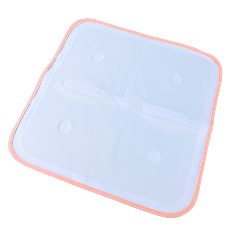 F38(A211) 韩国DAN 高颜值奶油色 柔软便携 多功能冰垫汽车坐垫 - 图3