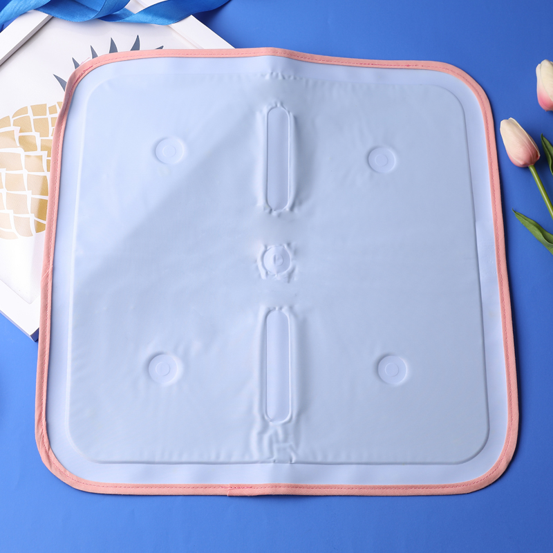 F38(A211) 韩国DAN 高颜值奶油色 柔软便携 多功能冰垫汽车坐垫 - 图2