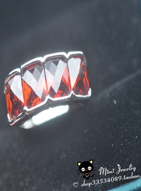 镀金奥地利水晶复古戒指时尚ins