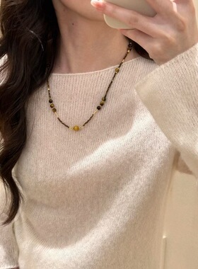 小红书爆款沙金虎眼石猫眼手链