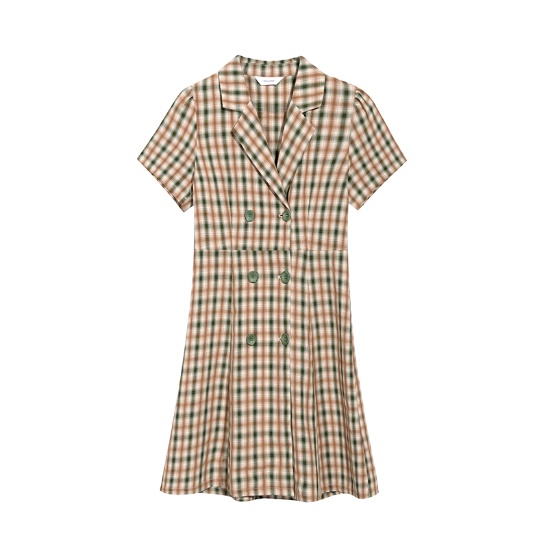 im向自制2020夏季新款复古连衣裙 im向 imxiang自制连衣裙