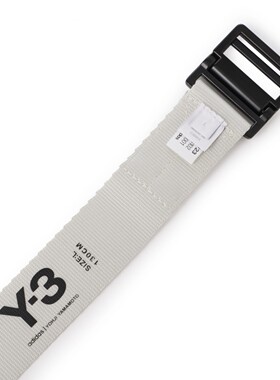 异族日本代购 Y-3 山本耀司 2025春男士休闲耐用尼龙腰带皮带