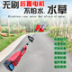Lithium battery rechargeable rear brushless lawn mower multi-function