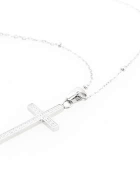 十字架饰品送女友镶嵌吊坠
