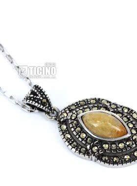 豪华风复古镶嵌吊坠链送妈妈