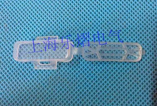 防水电缆配线标示盒9*45扎带吊牌电线标牌透明保护盖标识框100个 - 图0