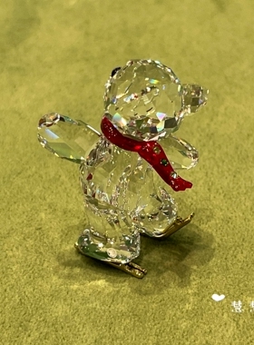 代购SWAROVSKI施华洛世奇 Kris小熊130周年纪念款水晶摆件5701787