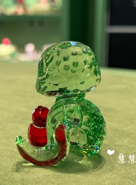 代购SWAROVSKI施华洛世奇 可爱小蛇 水晶摆件5692854