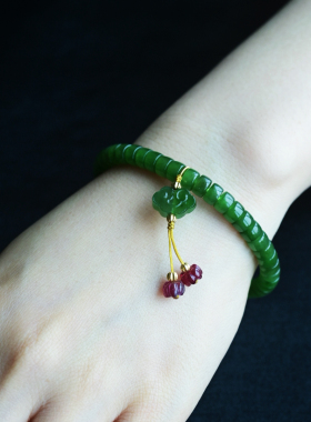 一斤钻戒天然和田玉18K金