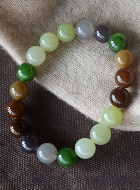 一斤钻戒天然和田玉手串