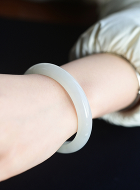 一斤钻戒手镯天然和田白玉