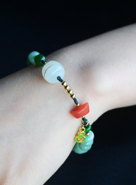 一斤钻戒天然和田玉18K金