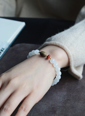 一斤钻戒天然和田白玉