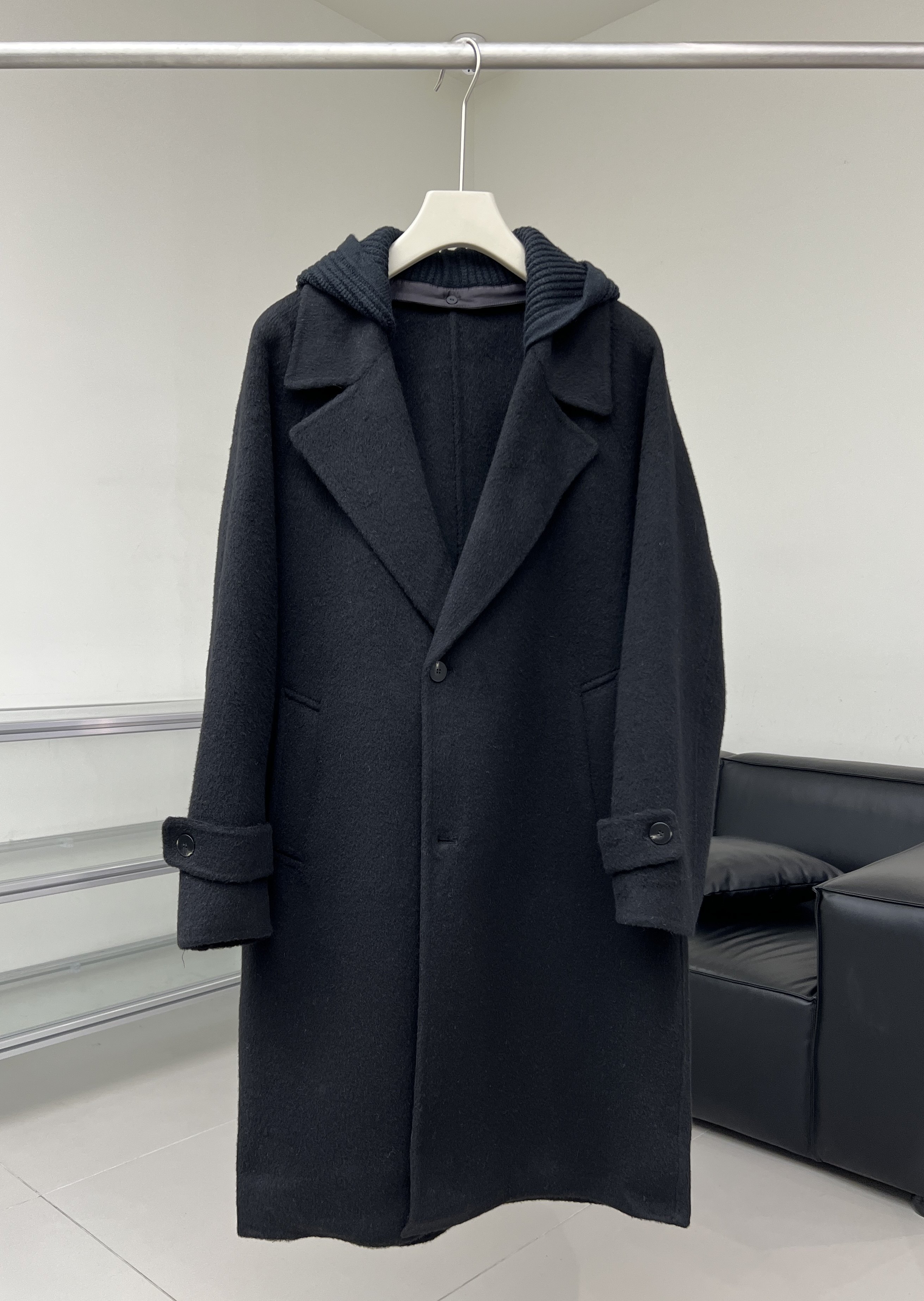 全羊毛呢子大衣男士中长款2025秋冬季新款双面非羊绒商务风衣外套,淘宝优惠券,粉丝福利购,淘宝优惠卷