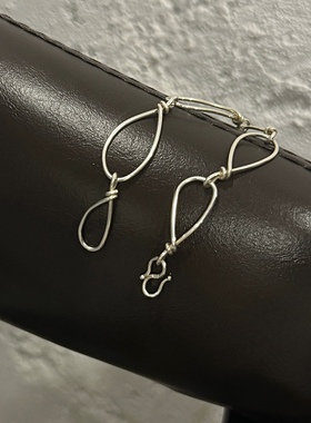 s925纯银不规则手工手链女轻奢小众设计感爆款高级感配饰简约叠戴