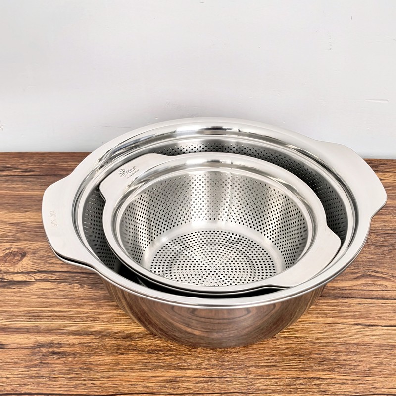 304加厚不锈钢盆和面盆不锈钢沥水篮洗菜盆打蛋盆厨房家用盆子,淘宝优惠券,粉丝福利购,淘宝优惠卷