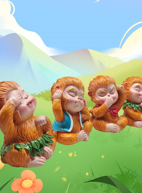 居家汽车旅游纪念品树脂祈福禅意